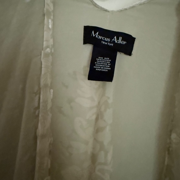 Kimono, Open Front, Burnout, Light Tan, Fringe Bottom, One Size NWOT - Picture 3 of 4